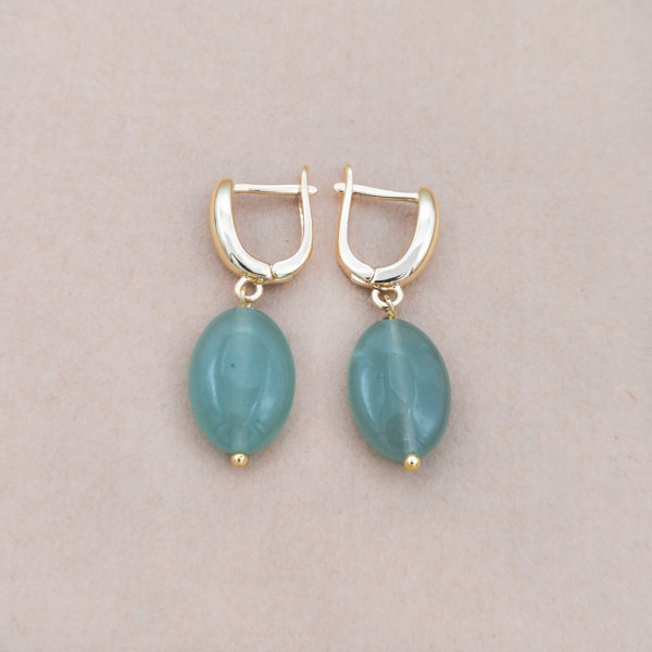 Boucles d'oreilles aventurine