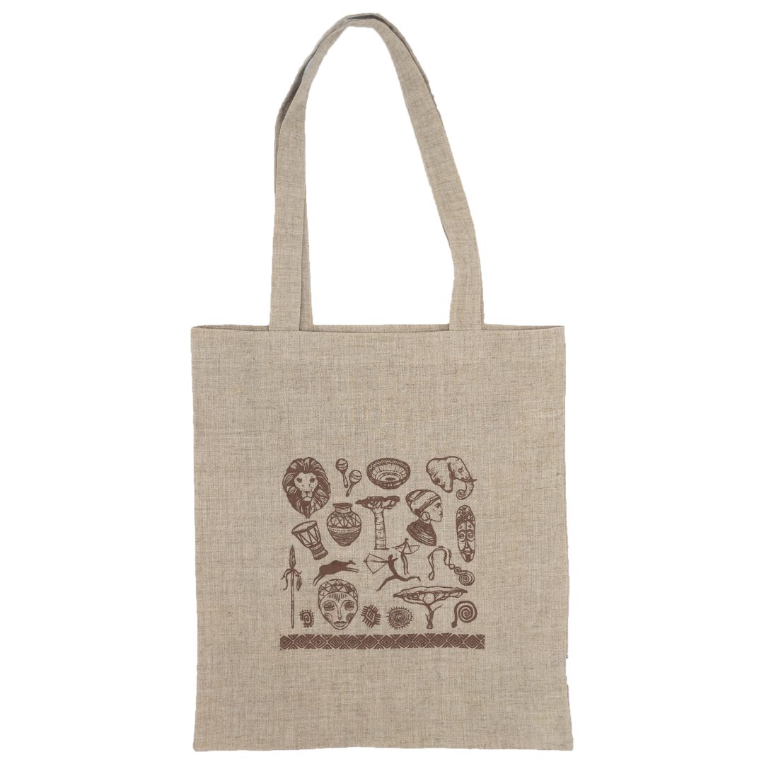 Tote bag en toile de jute