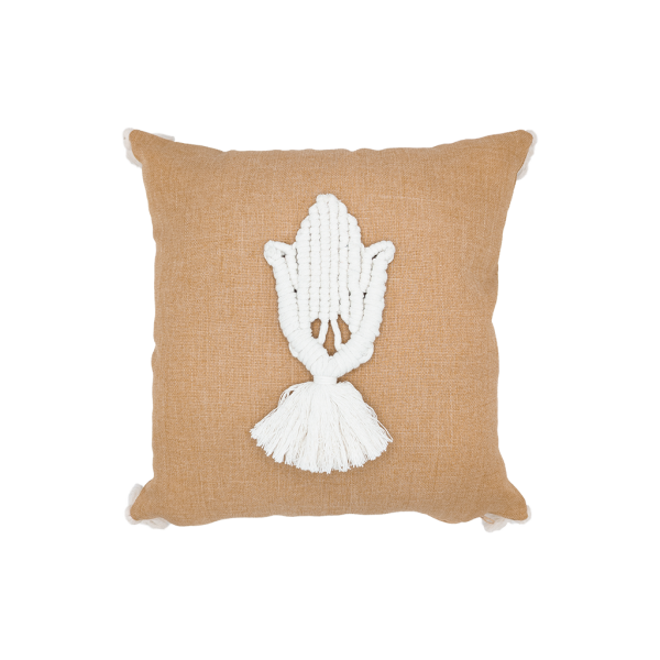 Coussin macramé
