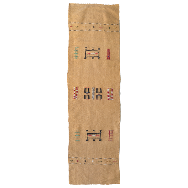 Chemin de table en laine