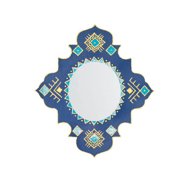 Miroir en bois amazigh