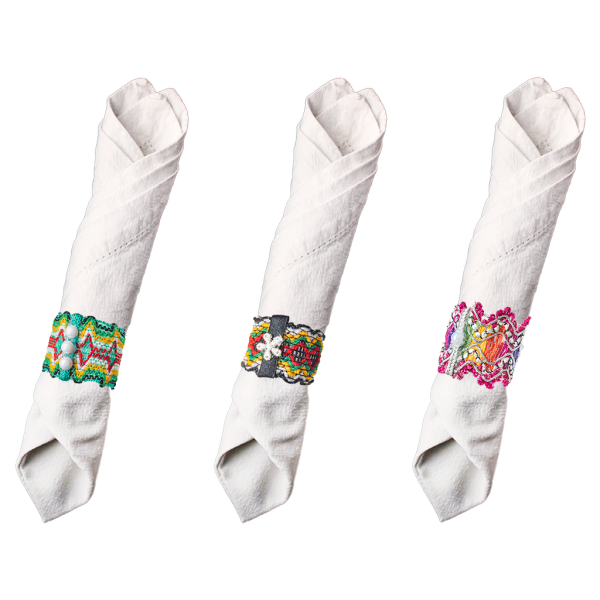 Ronds de serviette kabyles