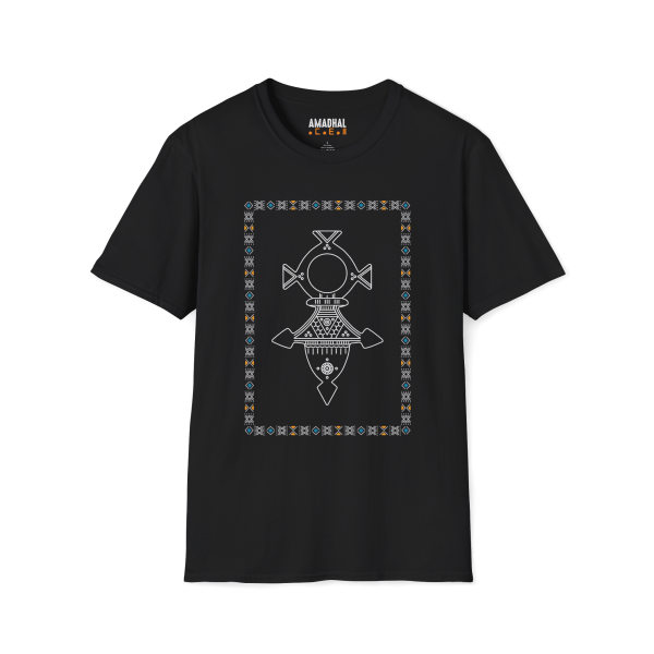 T-shirt Croix du sud Touareg 100% coton - Noir