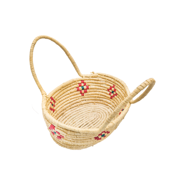 Panier de rangement en raphia