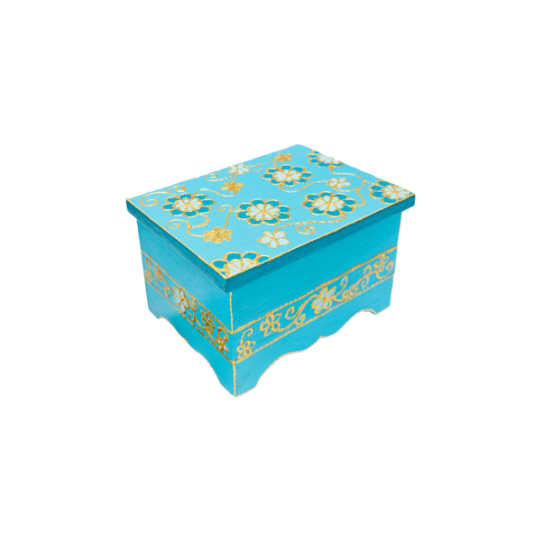 Petit coffret à bijoux en bois