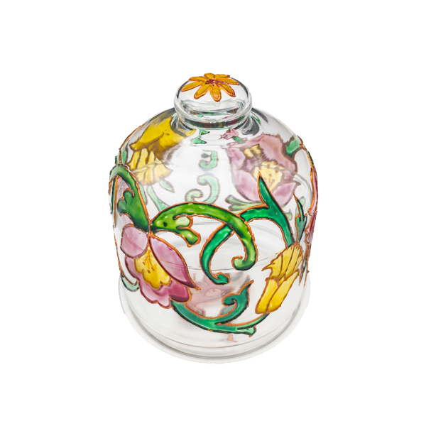Bonbonnière cloche en verre