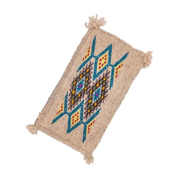 Pochette clutch en laine