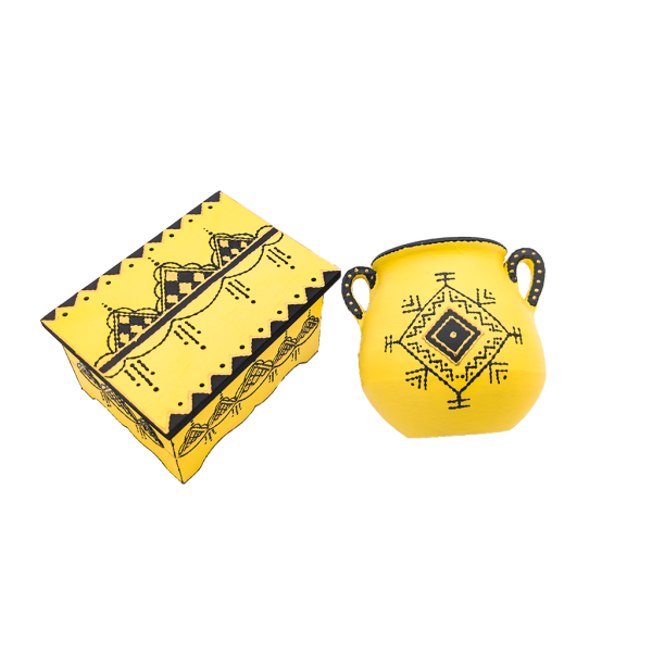 Duo d'accessoires de bureau amazighs