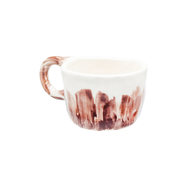 Tasse minimaliste modelée à la main