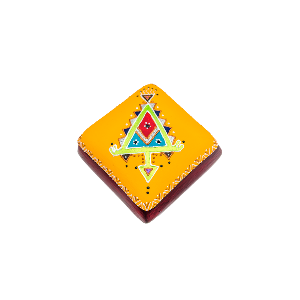 Boite à bijoux amazigh carrée