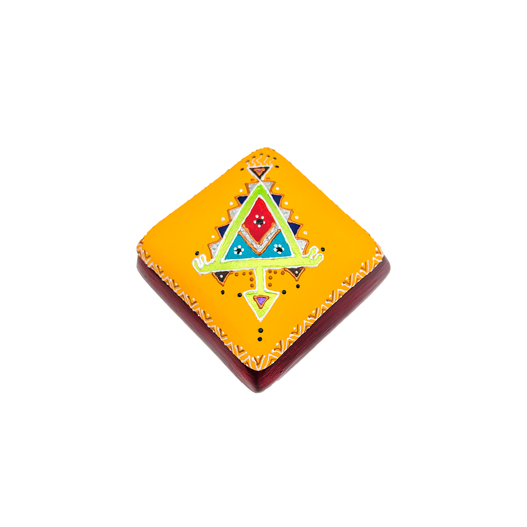 Boite à bijoux amazigh carrée