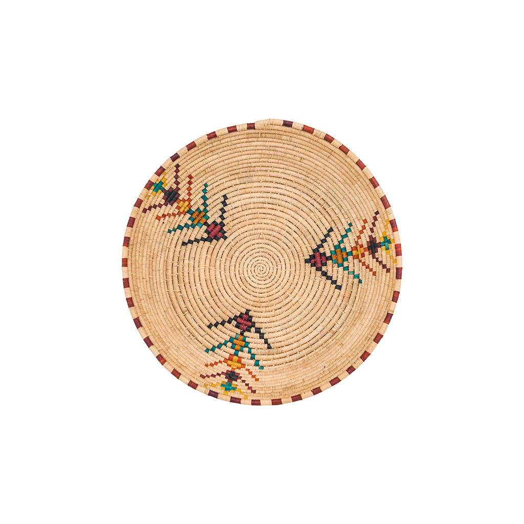 Petite corbeille en vannerie fine amazighe