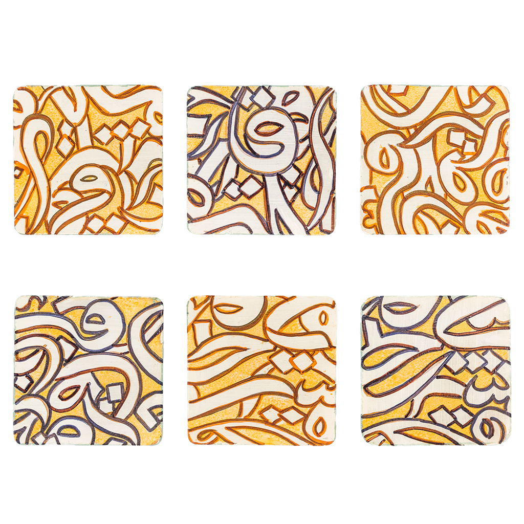 Sous verre calligraphie avec leur support – Image 2