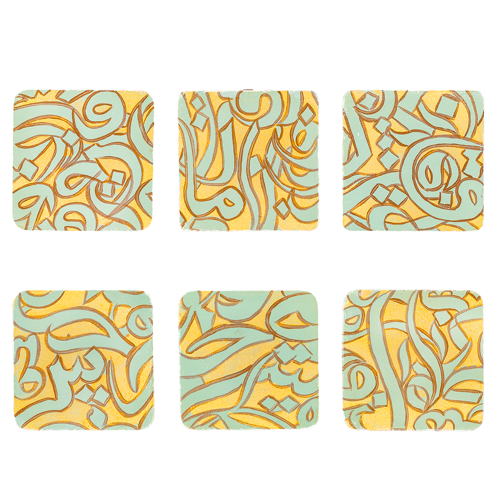 Sous verre calligraphie avec leur support – Image 4