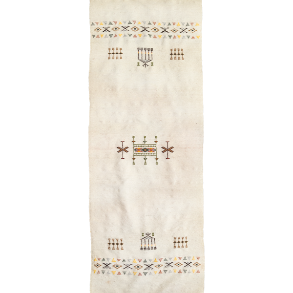 Chemin de table en pure laine de mouton